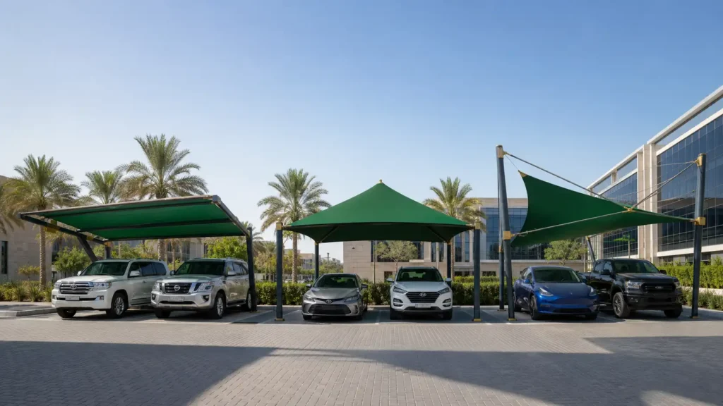 Cantilever vs Pyramid vs Sail Car Shades Which Is Best